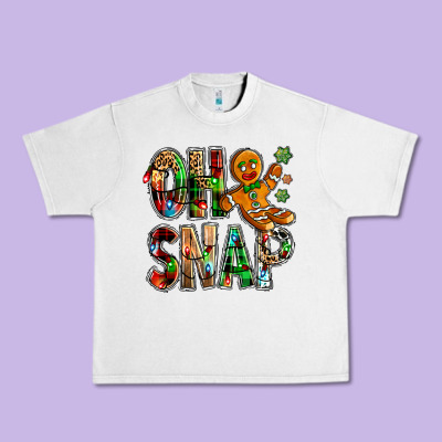 Oh Snap Christmas Urban Heavy Tee Designed By Nancycooperartshop