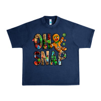 Navy Oh snap Christmas Urban Heavy Tee - NancyCooperArtShop