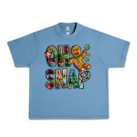 Pebble Blue Oh snap Christmas Urban Heavy Tee - NancyCooperArtShop