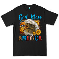Black God Bless America Premium Tee - LillyAllenDesigns
