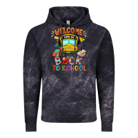 Cloud Black welcome back to school with school bus Vintage Hoodie - NancyCooperArtShop