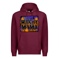 Burgundy witchy mama Premium Hoodie - JahusDesignShop