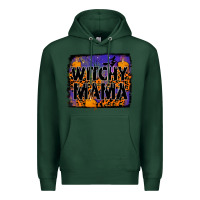 Sports Green witchy mama Premium Hoodie - JahusDesignShop