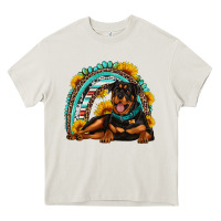 Rottweiler  Rainbow Heavy Core Tee | Teevron