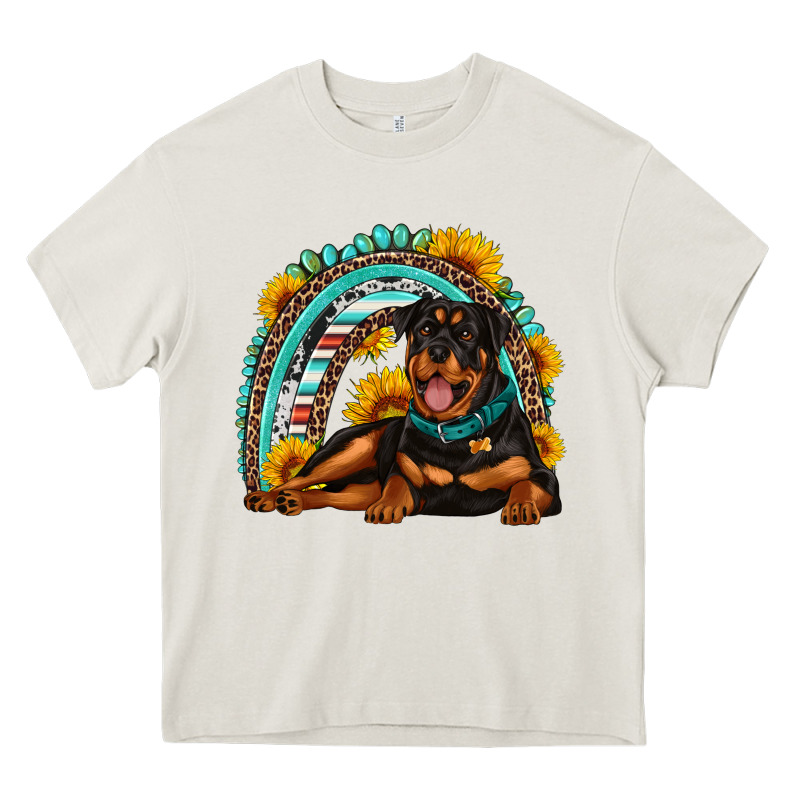 Rottweiler  Rainbow Heavy Core Tee by Artiststas | Teevron