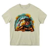 Mossy Rottweiler  rainbow Heavy Core Tee - Artiststas