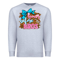 Heather Grey bows before bros olivia Premium Sweatshirt - OliviaCreatesArt