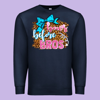 Bows Before Bros Olivia Premium Sweatshirt Designed By Oliviacreatesart