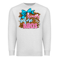 Oatmeal Heather bows before bros olivia Premium Sweatshirt - OliviaCreatesArt