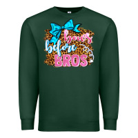 Sports Green bows before bros olivia Premium Sweatshirt - OliviaCreatesArt