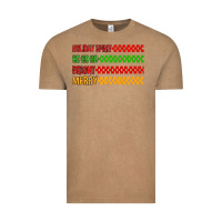 Holiday Spirit Hohoho Bright Merry Vintage Tee | Teevron