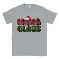 Heather Grey mama claus Classic Tee - MaliasSmallBusiness