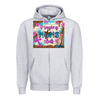 Heather Grey praying moms club Zipper Hoodie - TumblerDesignByShophia