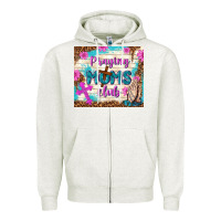 Oatmeal Heather praying moms club Zipper Hoodie - TumblerDesignByShophia