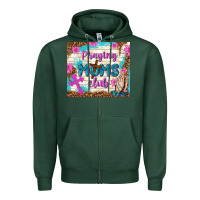 Sports Green praying moms club Zipper Hoodie - TumblerDesignByShophia