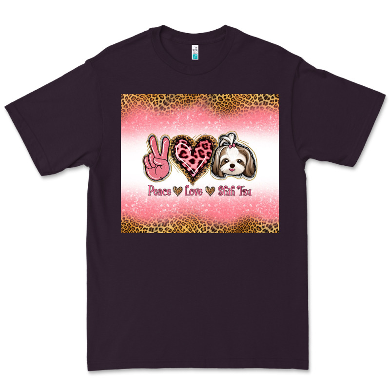 Peace Love Shih Tzu Premium Tee by Jasminsmagicworld | Teevron