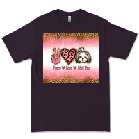 Plum peace love shih tzu Premium Tee - Jasminsmagicworld
