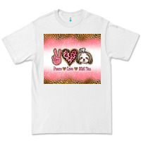 White peace love shih tzu Premium Tee - Jasminsmagicworld