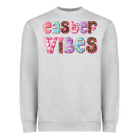 Heather Grey Easter vibes Heavyweight Sweatshirt - RanaPortraitStore