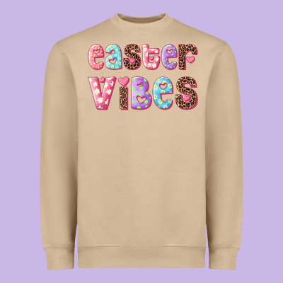 Easter Vibes Heavyweight Sweatshirt Designed By Ranaportraitstore