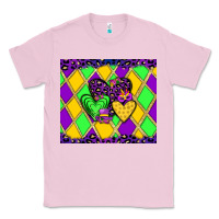 Bubblegum Pink mardi gras hearts Classic Tee - JahusDesignShop