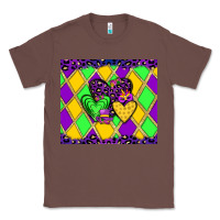 Chestnut mardi gras hearts Classic Tee - JahusDesignShop