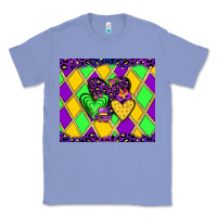 Colony Blue mardi gras hearts Classic Tee - JahusDesignShop