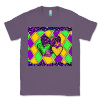 Lavender mardi gras hearts Classic Tee - JahusDesignShop