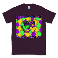 Plum mardi gras hearts Classic Tee - JahusDesignShop