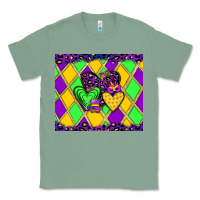 Sage mardi gras hearts Classic Tee - JahusDesignShop
