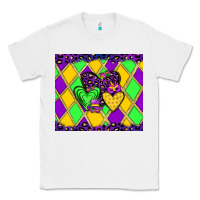 White mardi gras hearts Classic Tee - JahusDesignShop