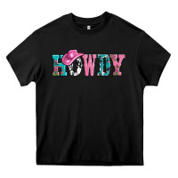 Black valentines day howdy and heart gift Heavy Core Tee - AdoDesignShop
