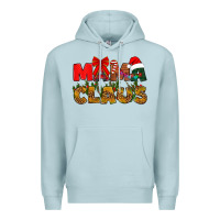 Blue Mist Mama claus mother's day Premium Hoodie - HowdyJamesFarm