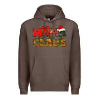 Coffee Mama claus mother's day Premium Hoodie - HowdyJamesFarm