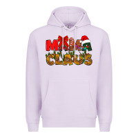Lilac Mama claus mother's day Premium Hoodie - HowdyJamesFarm