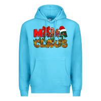 Ocean Blue Mama claus mother's day Premium Hoodie - HowdyJamesFarm