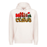 Pale Pink Mama claus mother's day Premium Hoodie - HowdyJamesFarm