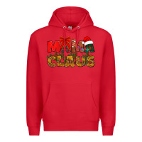 Red Mama claus mother's day Premium Hoodie - HowdyJamesFarm