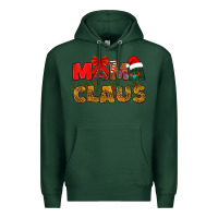 Sports Green Mama claus mother's day Premium Hoodie - HowdyJamesFarm