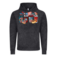 Vintage Black 4th of july coffee cups Vintage Hoodie - NancyCooperArtShop