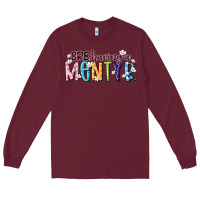 Burgundy having a menty b Long Sleeve Tee - Artiststas