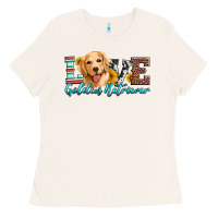Bone love golden retriever Ladies Tee - Artiststas