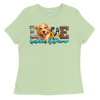 Matcha love golden retriever Ladies Tee - Artiststas
