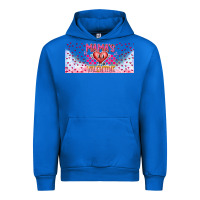 Cobalt Mama is Valentine 16oz Urban Hoodie - CowhideDigitalArt