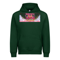Forest Green Mama is Valentine 16oz Urban Hoodie - CowhideDigitalArt