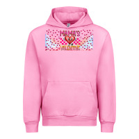 Fuchsia Pink Mama is Valentine 16oz Urban Hoodie - CowhideDigitalArt