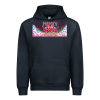 Navy Mama is Valentine 16oz Urban Hoodie - CowhideDigitalArt
