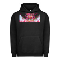 Pigment Black Mama is Valentine 16oz Urban Hoodie - CowhideDigitalArt