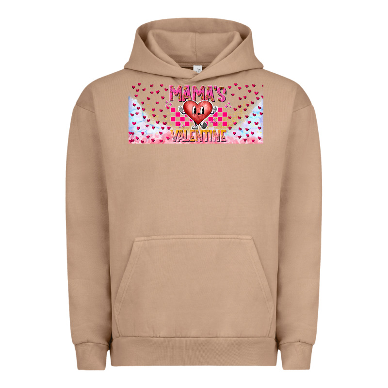 Mama Is Valentine 16oz Urban Hoodie by CowhideDigitalArt | Teevron