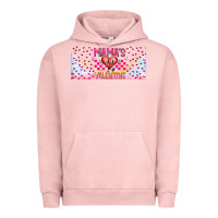 Pigment Salmon Mama is Valentine 16oz Urban Hoodie - CowhideDigitalArt